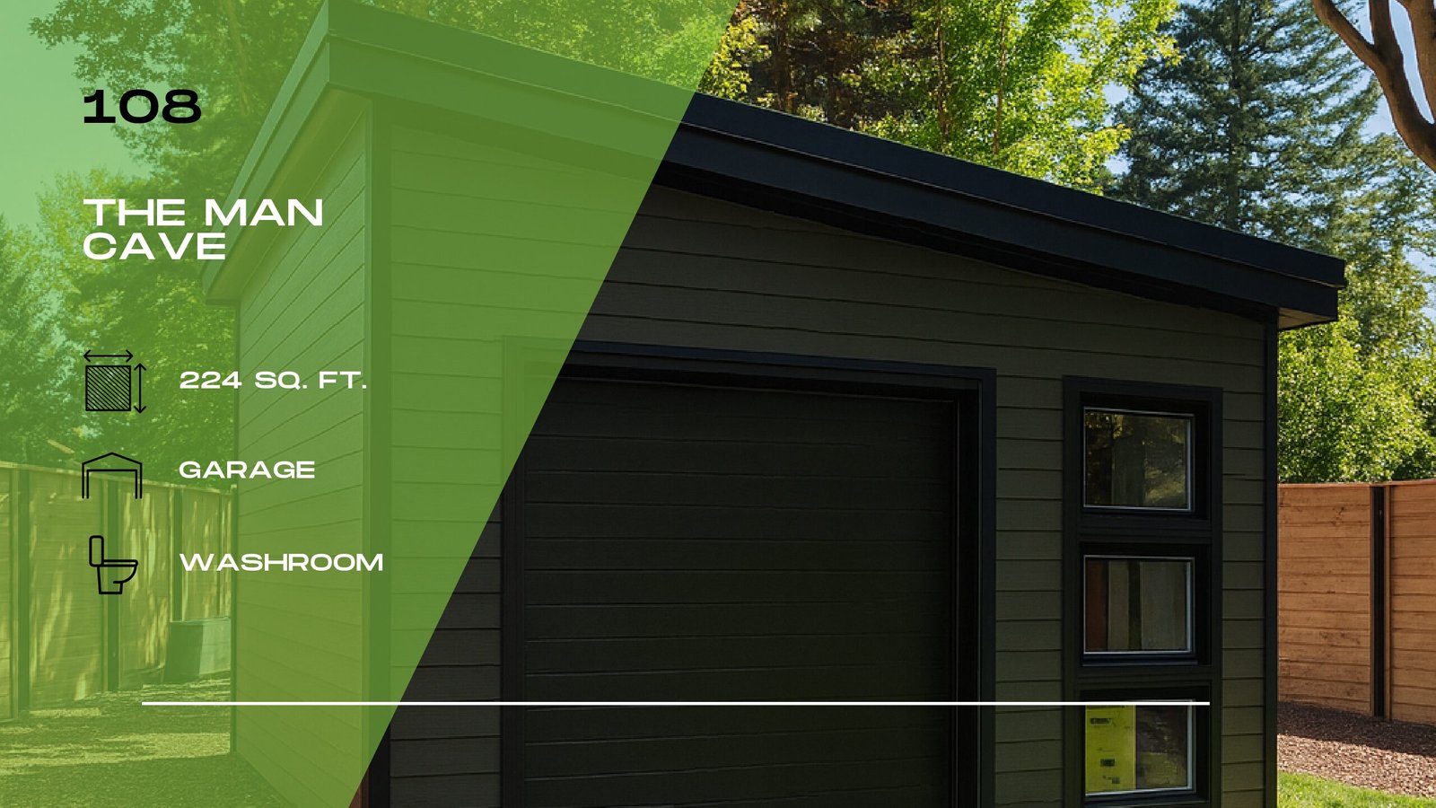 108 - The Man Cave, 14x16 Garage